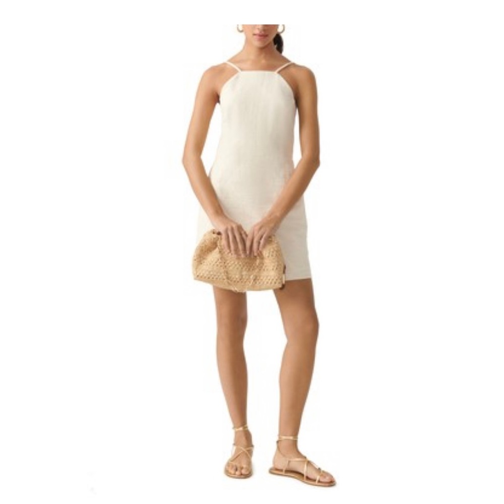 Ba&sh cream mini dress